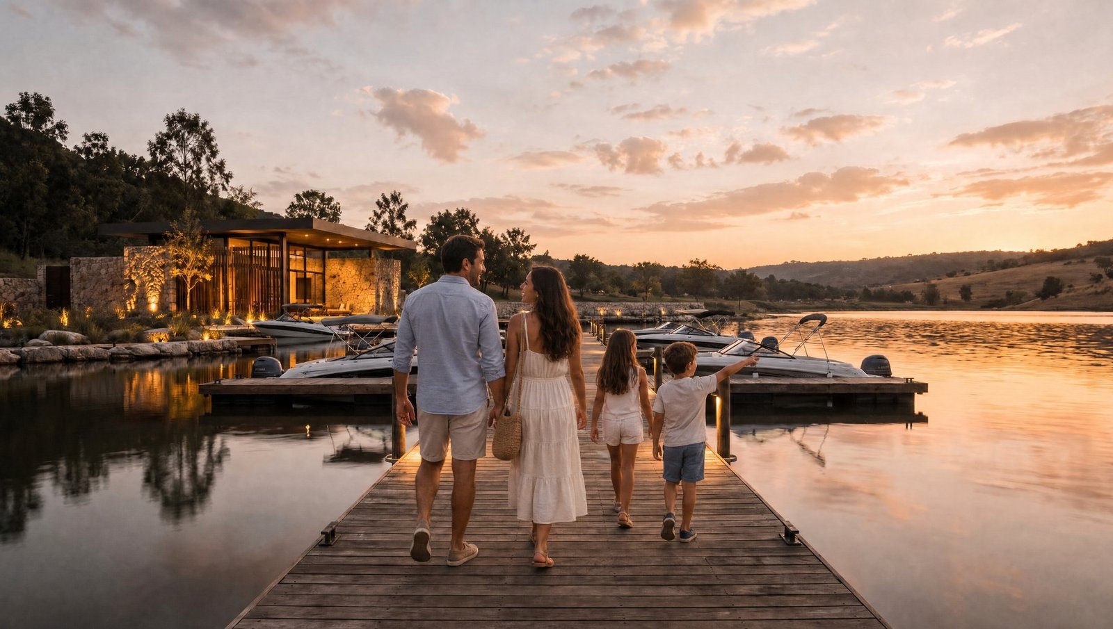 Tardes de muelle en familia